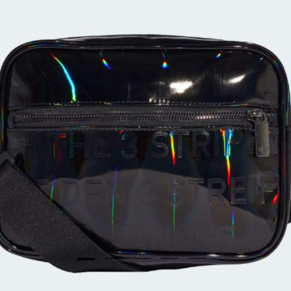 NWT Adidas Mini Airliner Bag Iridescent Sheen Crossbody